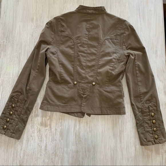 WILLOW AND CLAY | olive green jacket size large - Picture 8 of 13